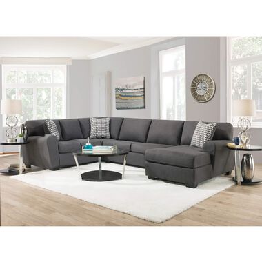 Rent to Own Ashley 3-Piece Sorenton Sectional Living Room .