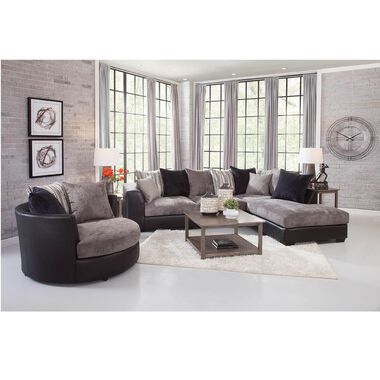 Rent to Own Woodhaven 8-Piece Jamal Chaise Sofa Sectional Living .