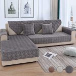 Amazon.com: OstepDecor Couch Cover, Sofa Cover, Quilted Sectional .