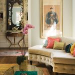 Bold Color in Real Life | Curved sofa, Decor, Interior desi