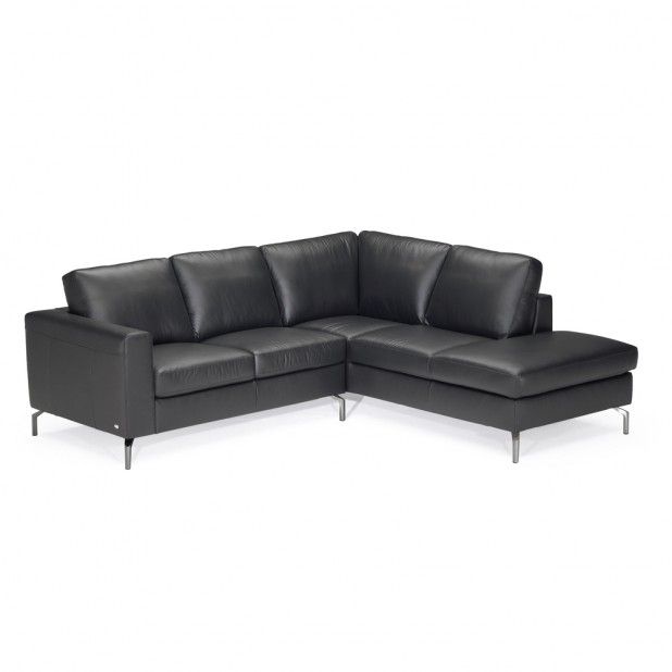 Natuzzi Editions B845 Sectional | LIVING | Genuine leather sofa .