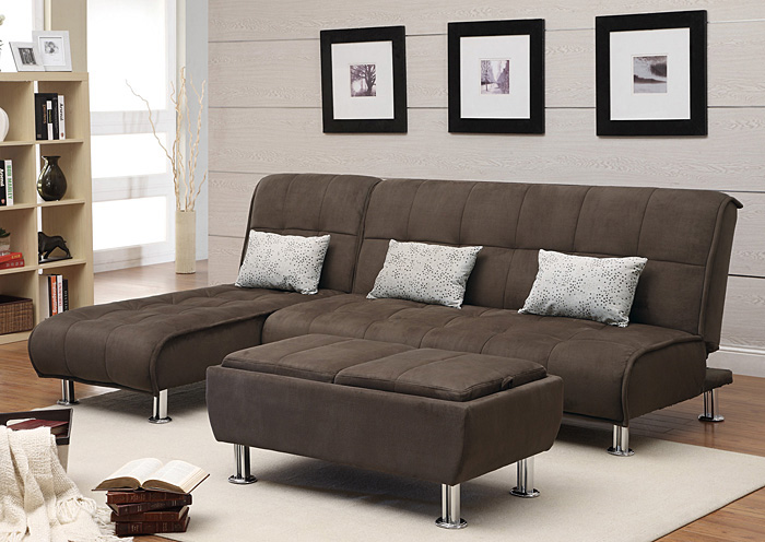 Chaise End Sectional Sofa Bed Mr. Discount Furniture - Chicago,