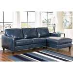 Member's Mark Oliver Top-Grain Leather Sectional Sofa (Assorted .