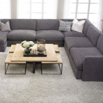 American-made sectional features luxurious 44-inch deep feather .
