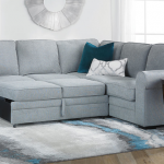 Abigale Sleeper Sectionals in 2020 | Sectional sleeper sofa .
