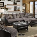 Shop for 1009 Sofa/Chaise, Ebony Two Piece Sectional, and other .