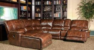 THOMASVILLE POWER MOTION SECTIONAL SOFA 100% LEATHER for Sale in .