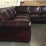 This Langston Leather L Sectional is right at home in San Antonio .