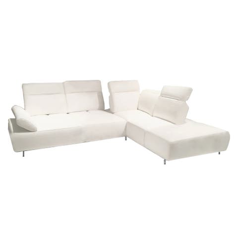 Buy White, Leather Sectional Sofas Online at Overstock - Out of .
