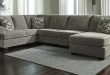 Ashley Furniture 72502-66-34-17 3 pc Jinllingsly gray cordy fabric .