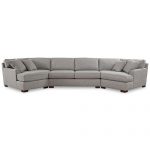Furniture Carena 3-Pc. Fabric Sectional with Apartment Sofa and .