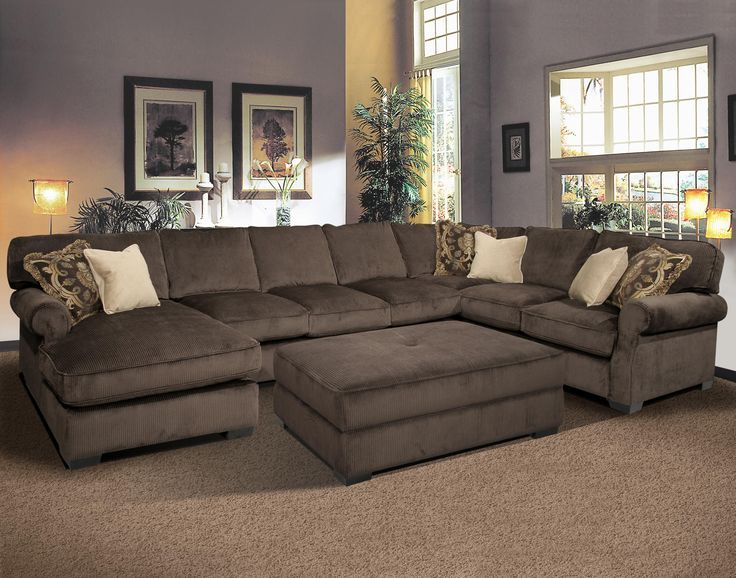 Grand Island Oversized Cocktail Ottoman for Sectional Sofa by .