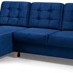 Amazon.com: Vegas Futon Sectional Sofa Bed, Queen Sleeper with .