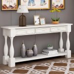 Rosecliff Heights Shoreland 64" Solid Wood Console Table | Wayfa