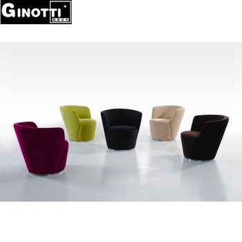 Modern round single relaxing sofa chair | Modern dining chairs .