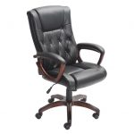 Better Homes and Gardens Bonded Leather Manager's Chair, Black .