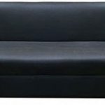 Sofa | Canal | Small 42" Armless Bench | Black Leatherette .