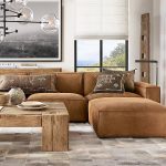 Como Modular Leather End-Of-Sectional Ottoman | Leather couches .