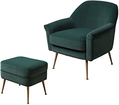 Amazon.com: Light Luxury Simple Fabric Single Sofa, Bedroom .