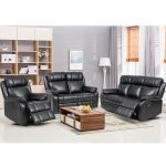 Loveseat Chaise Reclining Couch Recliner Sofa Chair Leather Accent .