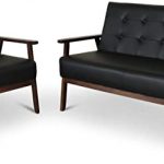 Amazon.com: Mid-Century Retro Modern Living Room Sofa Set with .