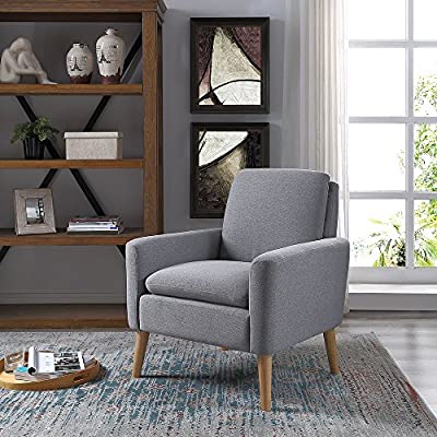 Amazon.com: Lohoms Modern Accent Fabric Chair Single Sofa Comfy .