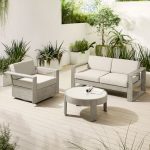 Portside Outdoor Sofa, Swivel Chair & Coffee Table S