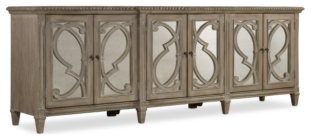 Solana Six Door Console - Traditional - Buffets And Sideboards .