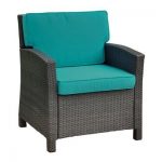 Charlton Home Stapleton Wicker Resin Patio Chair with Cushions .