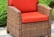 Stapleton Wicker Resin Patio Chair with Cushions & Reviews | Joss .