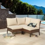 Breakwater Bay Stockwell Patio Sofa with Cushions & Reviews | Wayfa