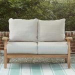 Summerton Teak Loveseat with Cushions | Love seat, Teak, Outdoor so