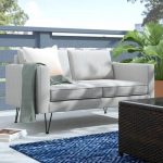Rosecliff Heights Lonon Loveseat with Cushion & Reviews | Wayfa