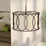 Tadwick 3-Light Shaded Drum Chandelier (With images) | Drum .