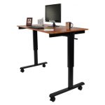 Sit and Stand Up Adjustable Height Crank De