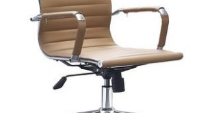Shop 2xhome Office Chair Mid Back Tan Ergonomic Adjustable Height .