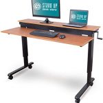 Amazon.com: Stand Up Desk Store Crank Adjustable Sit to Stand Up .