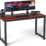 Amazon.com: Coleshome Computer Desk 47 inch Modern Sturdy Office .