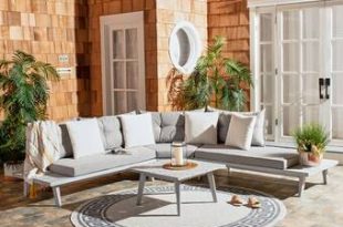 Rosecliff Heights Tess Corner Living Patio Sectional with Cushions .