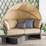 Brown Canopy Daybed | Wayfa