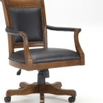 Kingston Square Leather Back Game Chair - Traditional - Office .