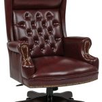 Deluxe High Back Traditional Executive Chair - Transitional .