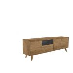 TR350w, Tribeca Sideboard 248cm - wooden legs | 3D Warehou
