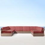 Marbella Teak Luxe Modular U-Sofa Sectional | Sectional sofa .