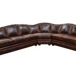 Elegant Rustic Tucson Leather Sectional | L Shape Sectional Couch .