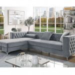 Amie Button Tufted Sectional So