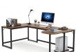 Shop U Shaped Computer Desk Writing Table with Printer Stand .