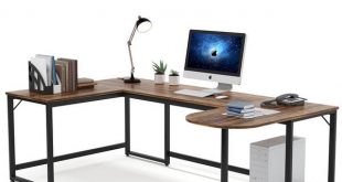 Shop U Shaped Computer Desk Writing Table with Printer Stand .