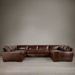 Maxwell Leather U-Sofa Sectional | Sectional sofa, U shaped .