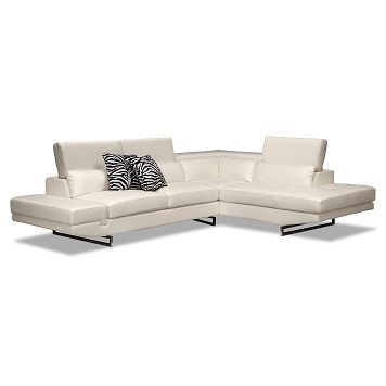 Madrid Leather 2 Pc. Sectional - Value City Furniture $1,199.99 .